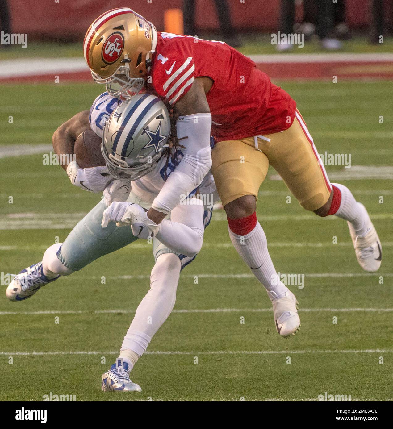 Santa Clara, California, USA. 22nd Jan, 2023. San Francisco 49ers cornerback Jimmie Ward (1