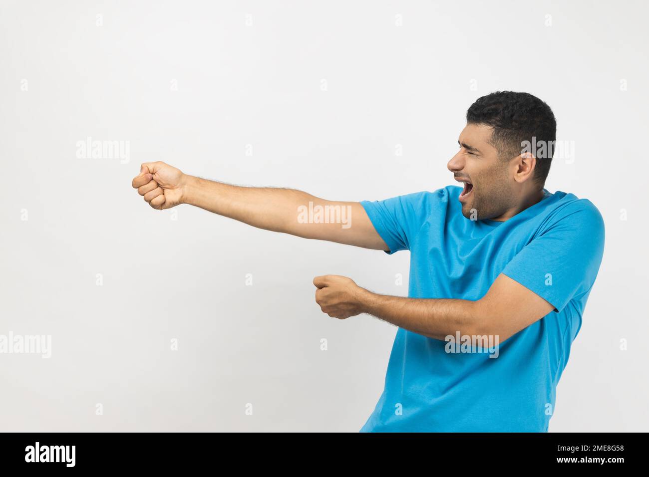 Man of strong hi-res stock photography and images - Alamy