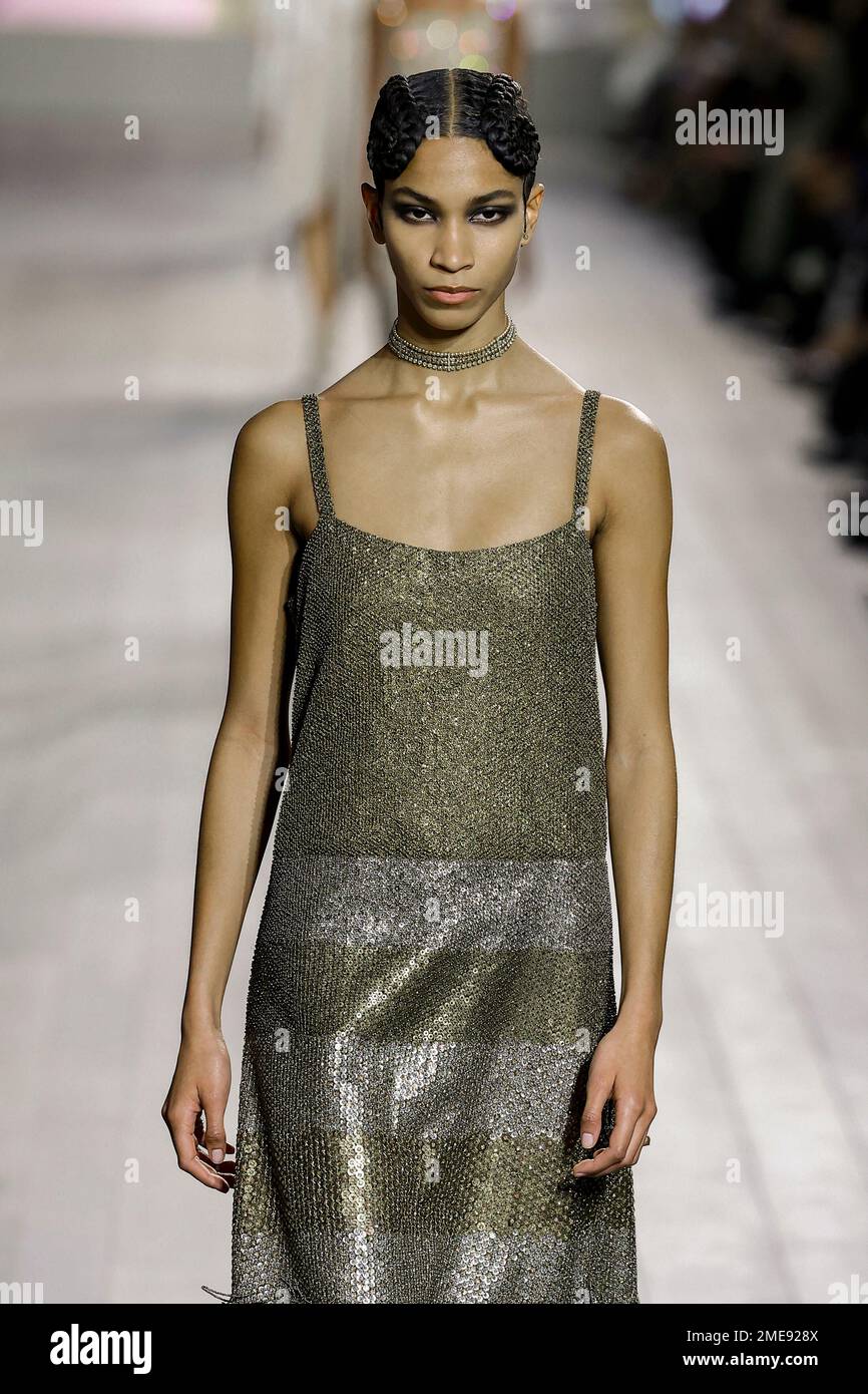 Models on the catwalk for the Christian Dior Fashion Show for Paris Fashion  Week AW 2004 Stock Photo - Alamy