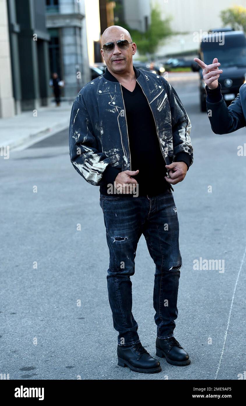 Vin Diesel arrives at CTAOP's Night Out 2021: Fast and Furious on