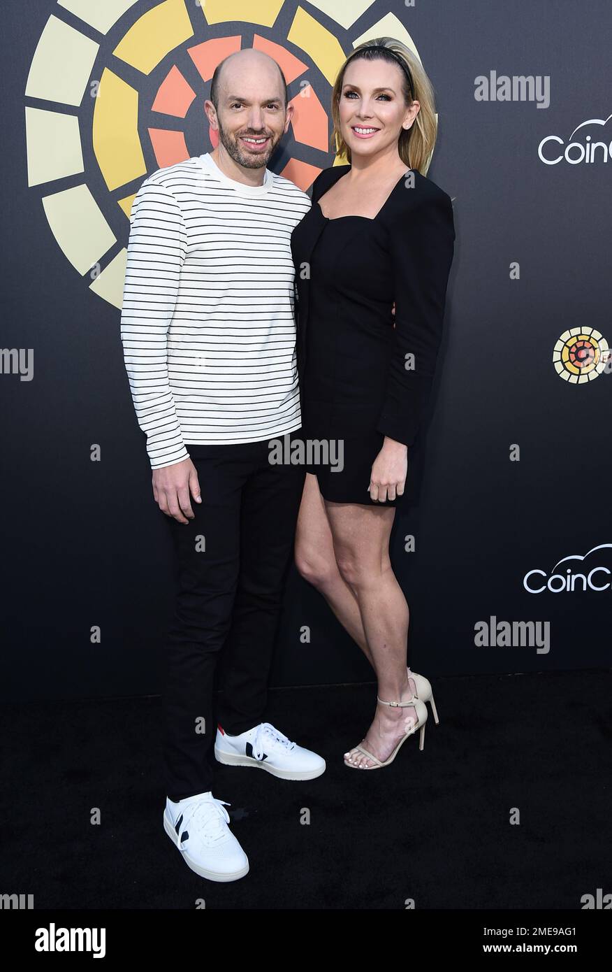 Paul Scheer, left, and June Diane Raphael arrive at CTAOP's Night Out