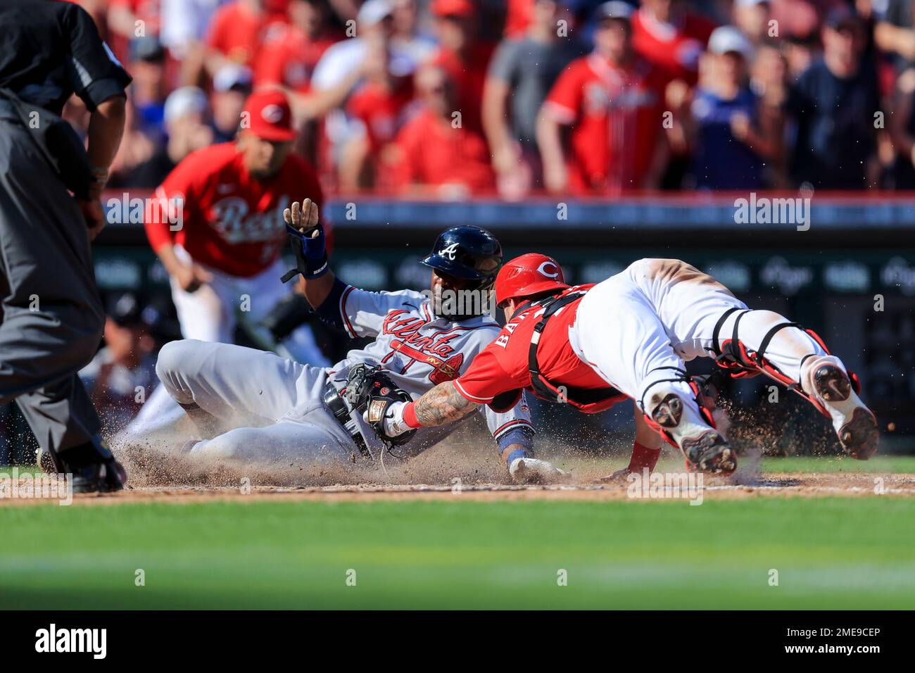 Atlanta Braves center fielder Guillermo Heredia (38) is shown against the  Washington Nationals during a baseball game Tuesday, June 1, 2021, in  Atlanta. (AP Photo/John Bazemore Stock Photo - Alamy