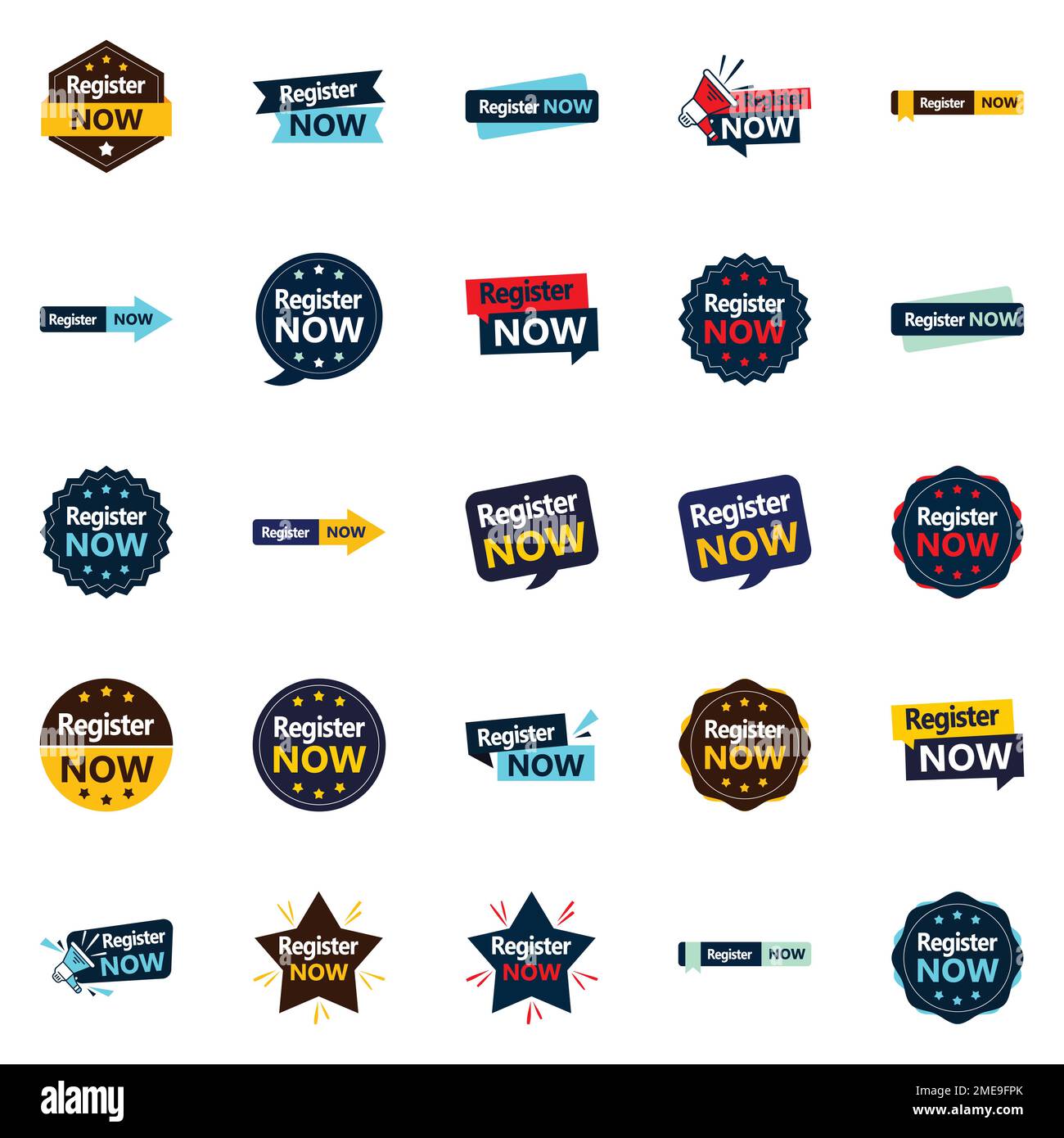 25 Professional Typographic Designs for a polished registration