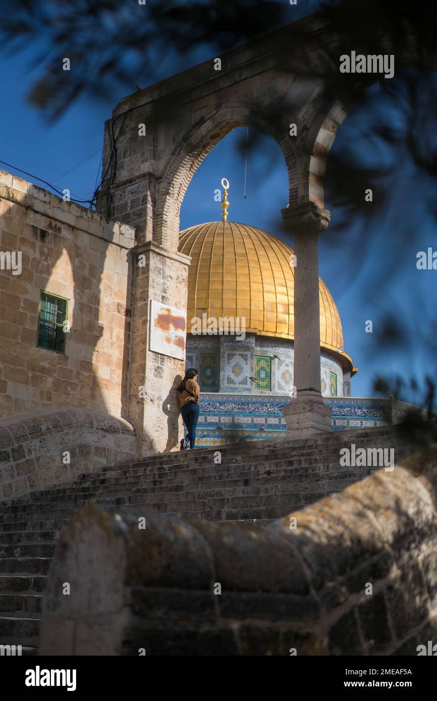 Dome of the rock, Jerusalem, Israel, Asia Stock Photo