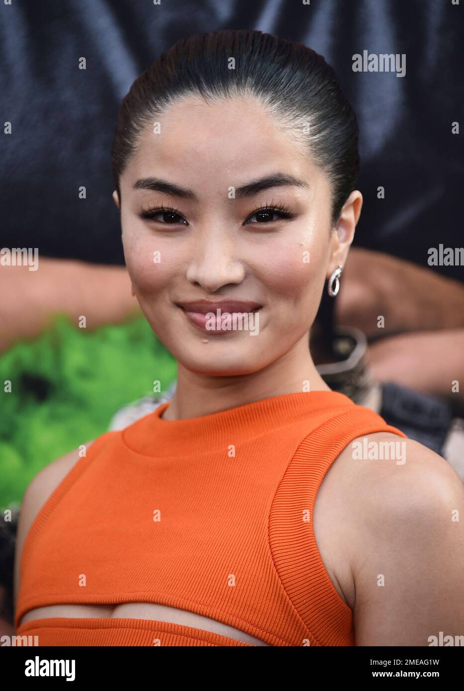 Anna Sawai arrives at the Los Angeles premiere of "F9: Fast & Furious 9