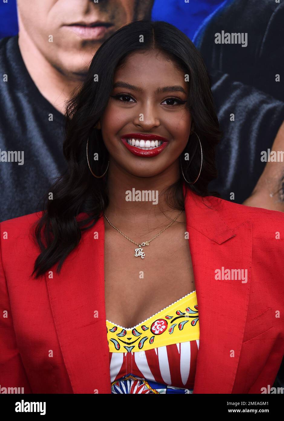 Natalia Diamante Bryant arrives at the Los Angeles premiere of “F9