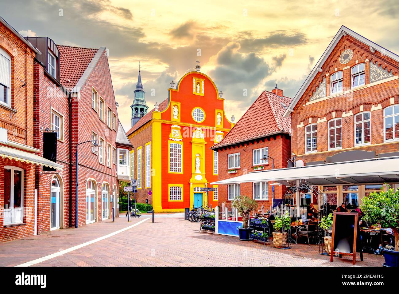 Old city of Meppen, Germany Stock Photo Alamy
