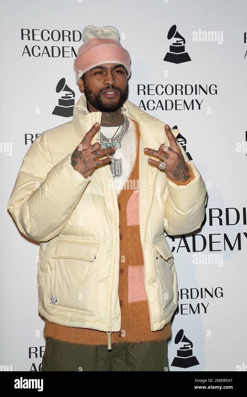 New York, NY, USA. 23rd Jan, 2023. Dave East at arrivals for 65th Annual GRAMMY Awards Nominees Celebration, Spring Place, New York, NY January 23, 2023. Credit: Kristin Callahan/Everett Collection/Alamy Live News Stock Photo