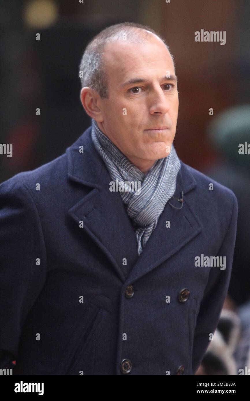 Matt Lauer On Nbc S Today Show Toyota Concert Series At Rockefeller Matt Lauer On Nbc S Today Show Toyota Concert Series At Rockefeller