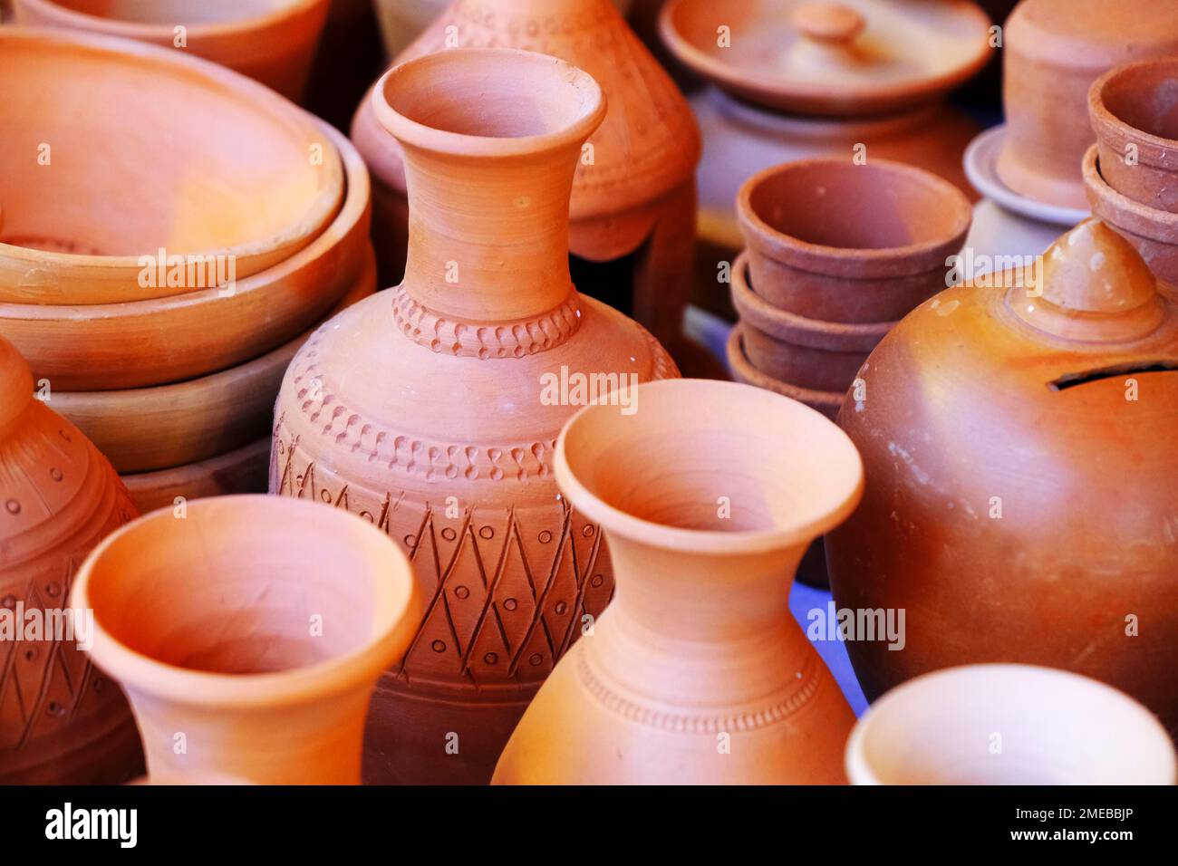 Indian clay pots hires stock photography and images Alamy