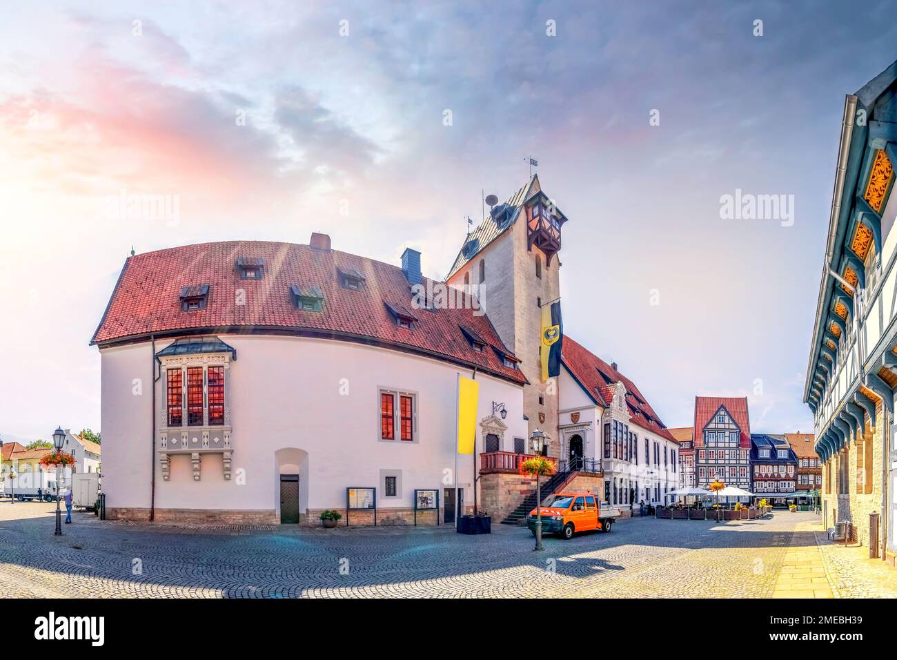 Old city of Bad Gandersheim, Germany Stock Photo Alamy