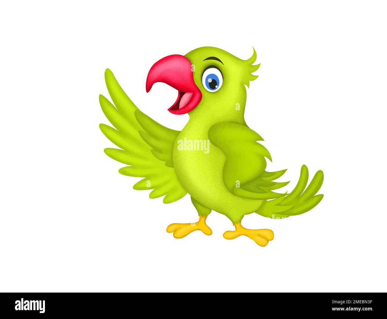 Parrot talking clipart children