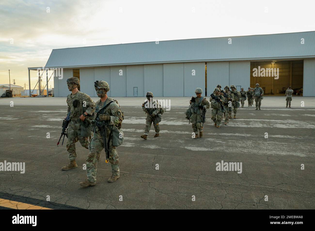 Soldiers with the 5th Squad White platoon, 7th Squad Blue Platoon, and ...