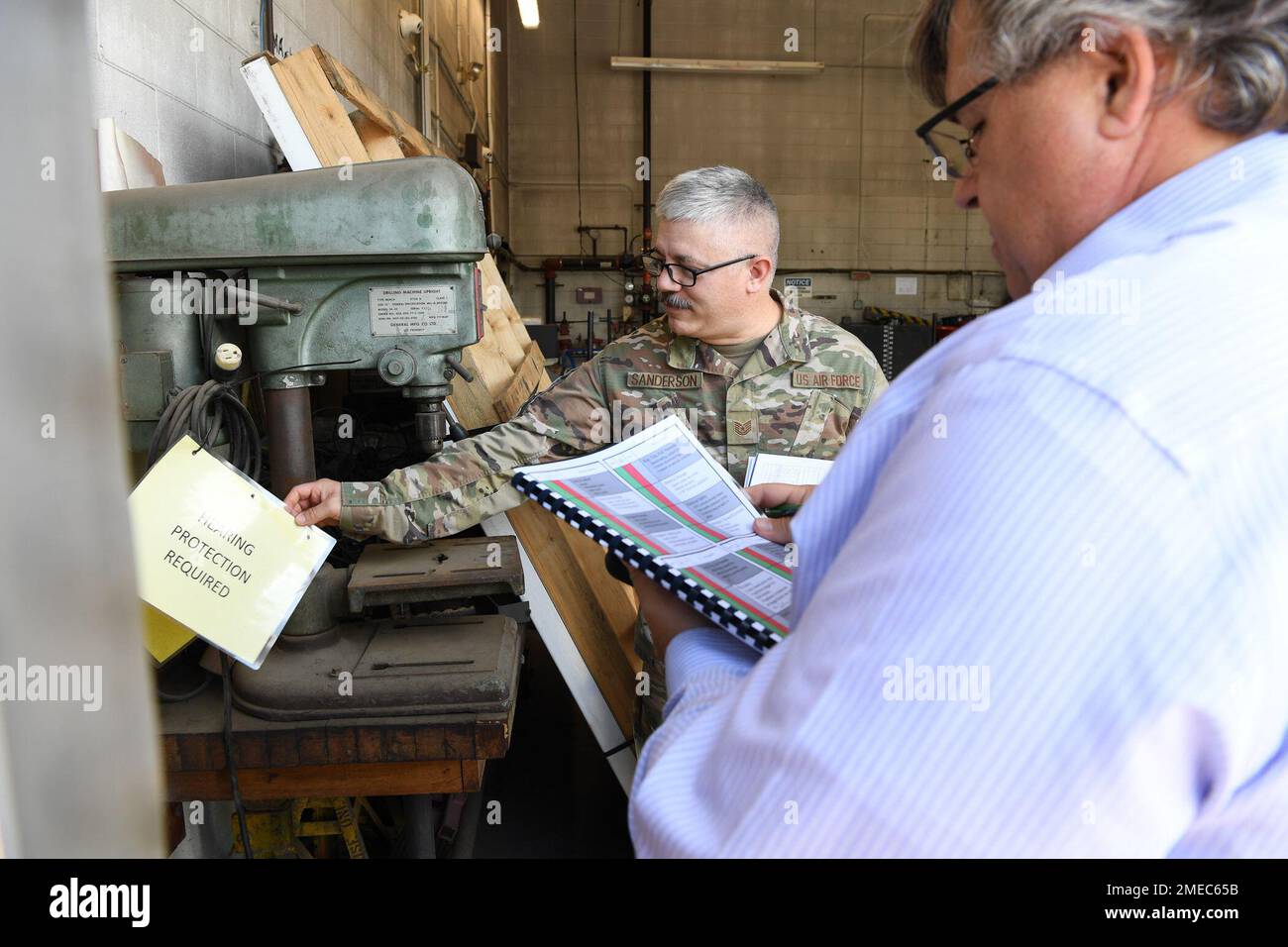 Tech. Sgt. Scott Sanderson, 66th Air Base Group occupational safety