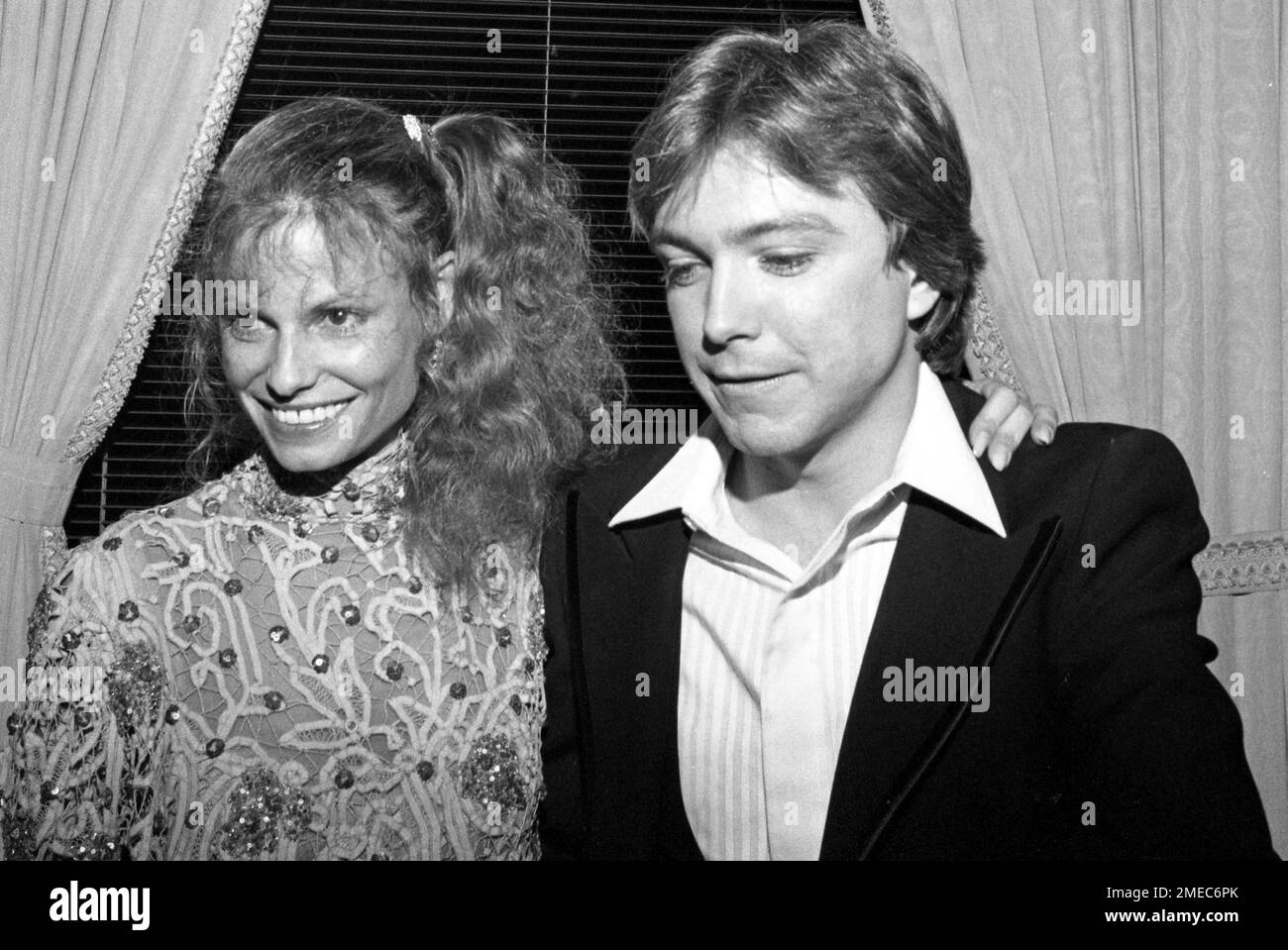 David Cassidy with Kay Lenz at the after party for the opening night of Little Johnny Jones at the LA Music Center on May 6, 1981. Credit: Ralph Dominguez/MediaPunch Stock Photo