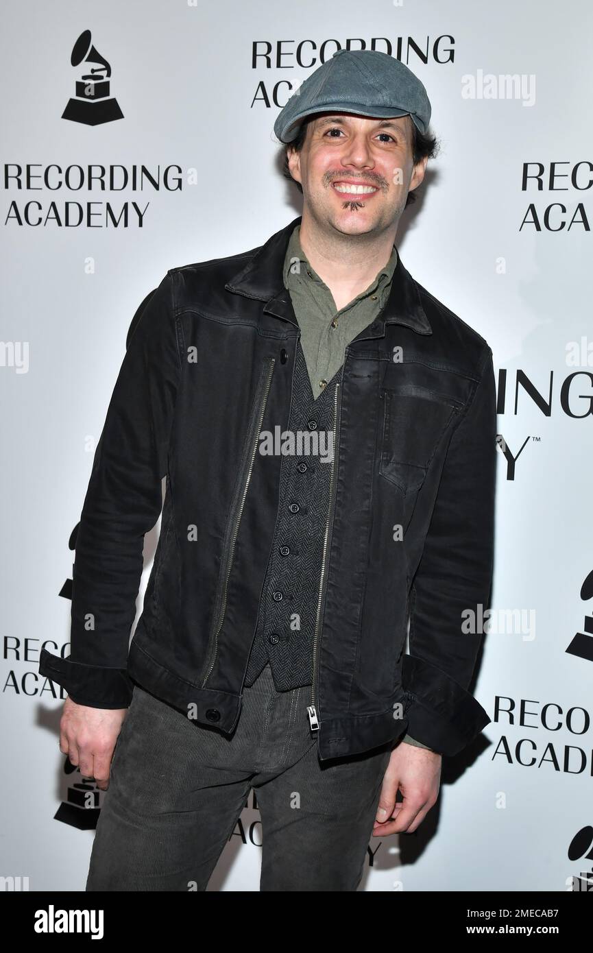 New York, USA. 23rd Jan, 2023. Matt Cusson attends the 65th Annual GRAMMY Awards New York Chapter Nominee Celebration at Spring Place, New York, NY, January 23, 2023 (Photo by Anthony Behar/Sipa USA) Credit: Sipa USA/Alamy Live News Stock Photo