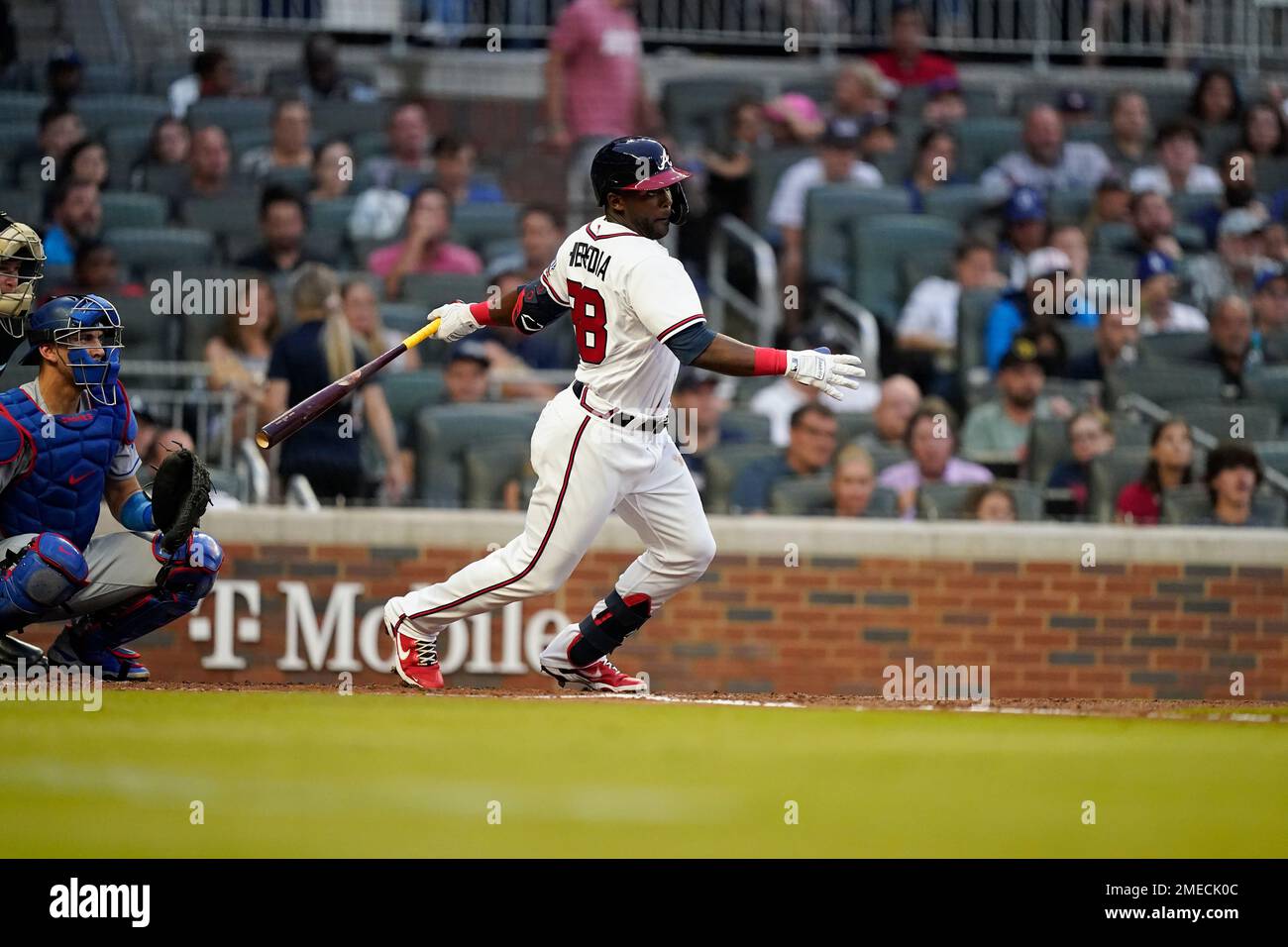 Guillermo Heredia Center Fielder Atlanta Braves Scoreboard Editorial Image  - Image of 2021, baseball: 233281445