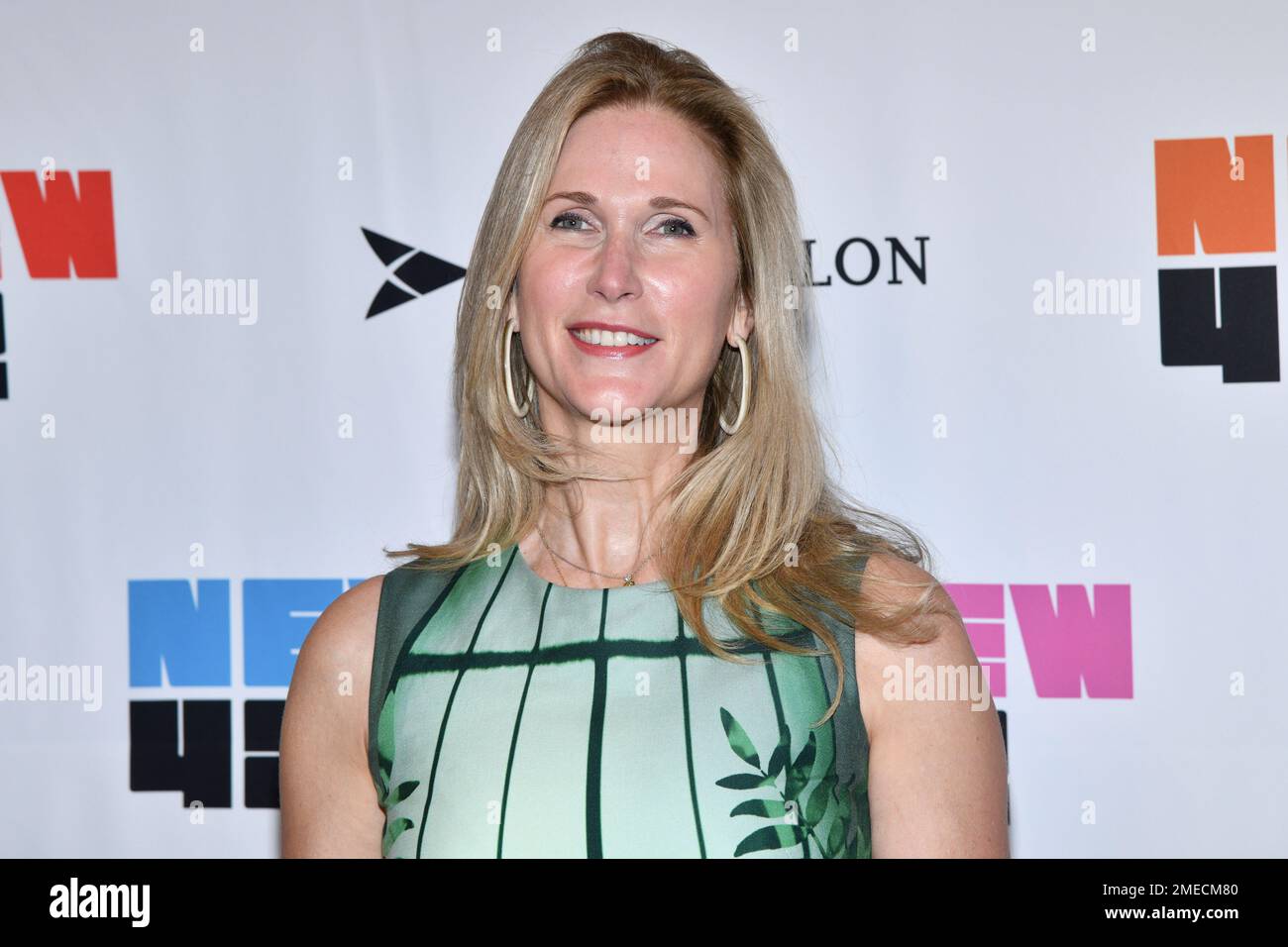 Fiona Howe Rudin arrives at the New 42 outdoor celebration of arts ...