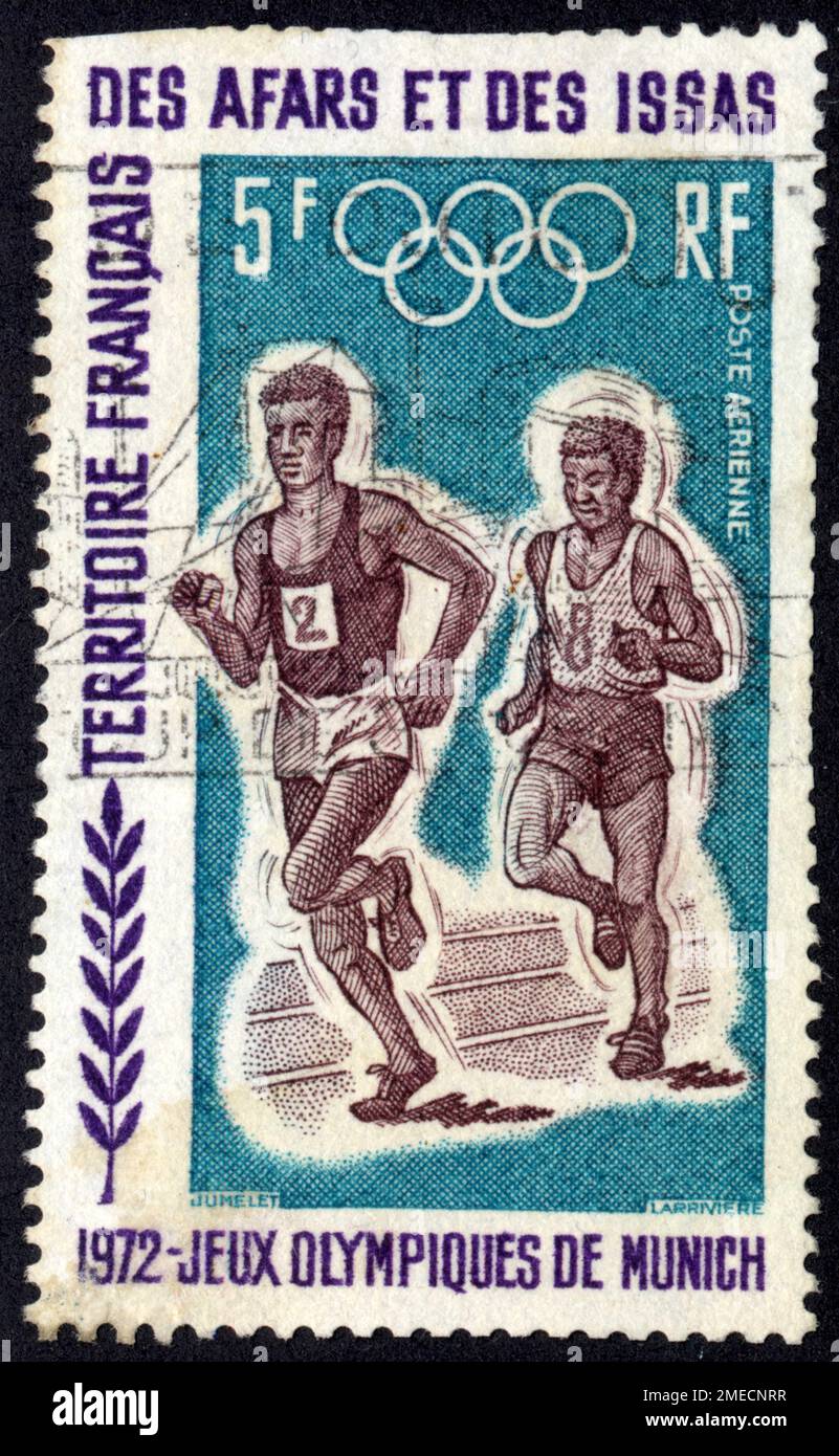 Diplôme De Participation – Jeux Olympiques De Munich 1972 – Document Original