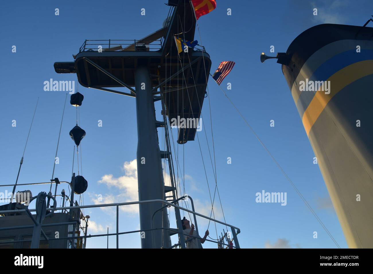 PHILIPPINE SEA (Aug. 16, 2022) – Ordinary Seaman Nicoles Schauer, a ...