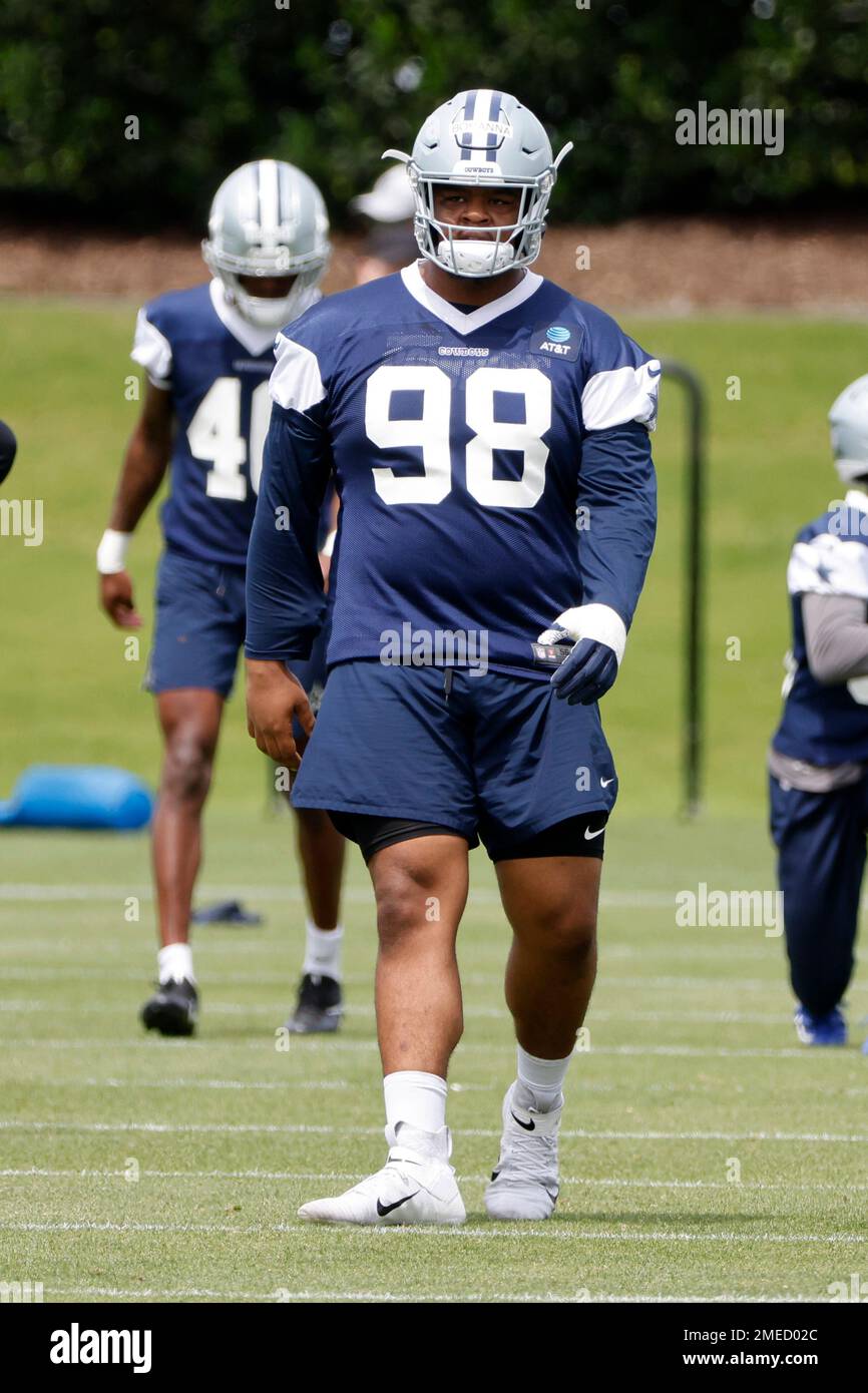 Dallas Cowboys defensive tackle Quinton Bohanna (98) is seen after an NFL  football game against the Chicago Bears, Sunday, Oct. 30, 2022, in  Arlington, Texas. Dallas won 49-29. (AP Photo/Brandon Wade Stock Photo -  Alamy