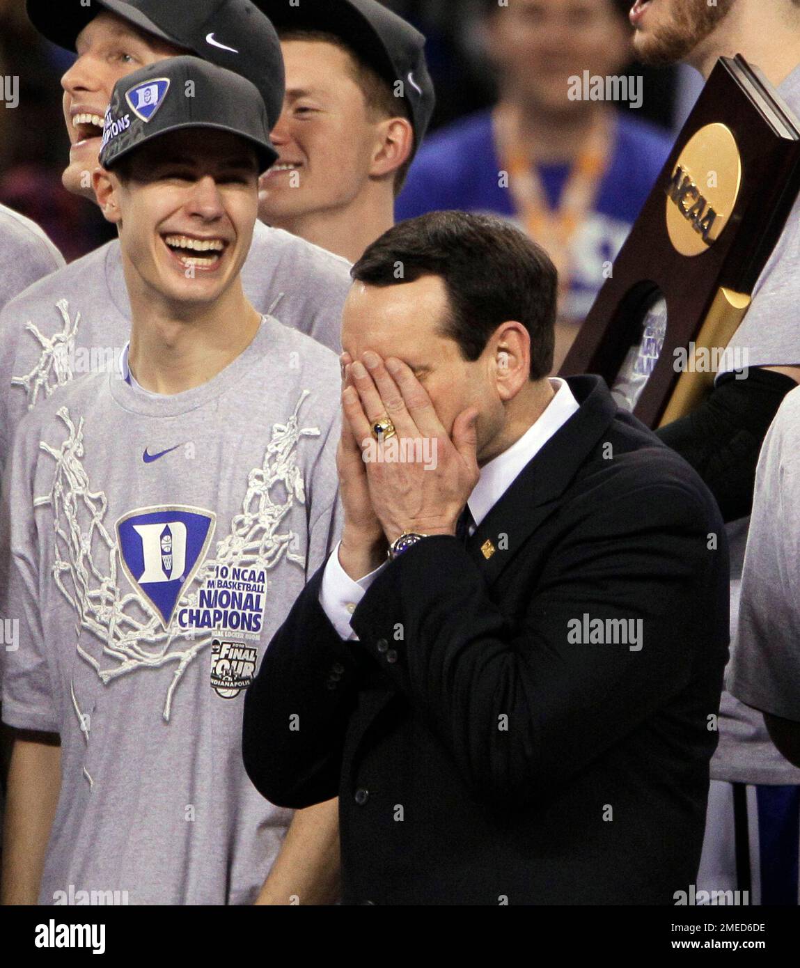 FILE In this April 5, 2010, file photo, Duke head coach Mike