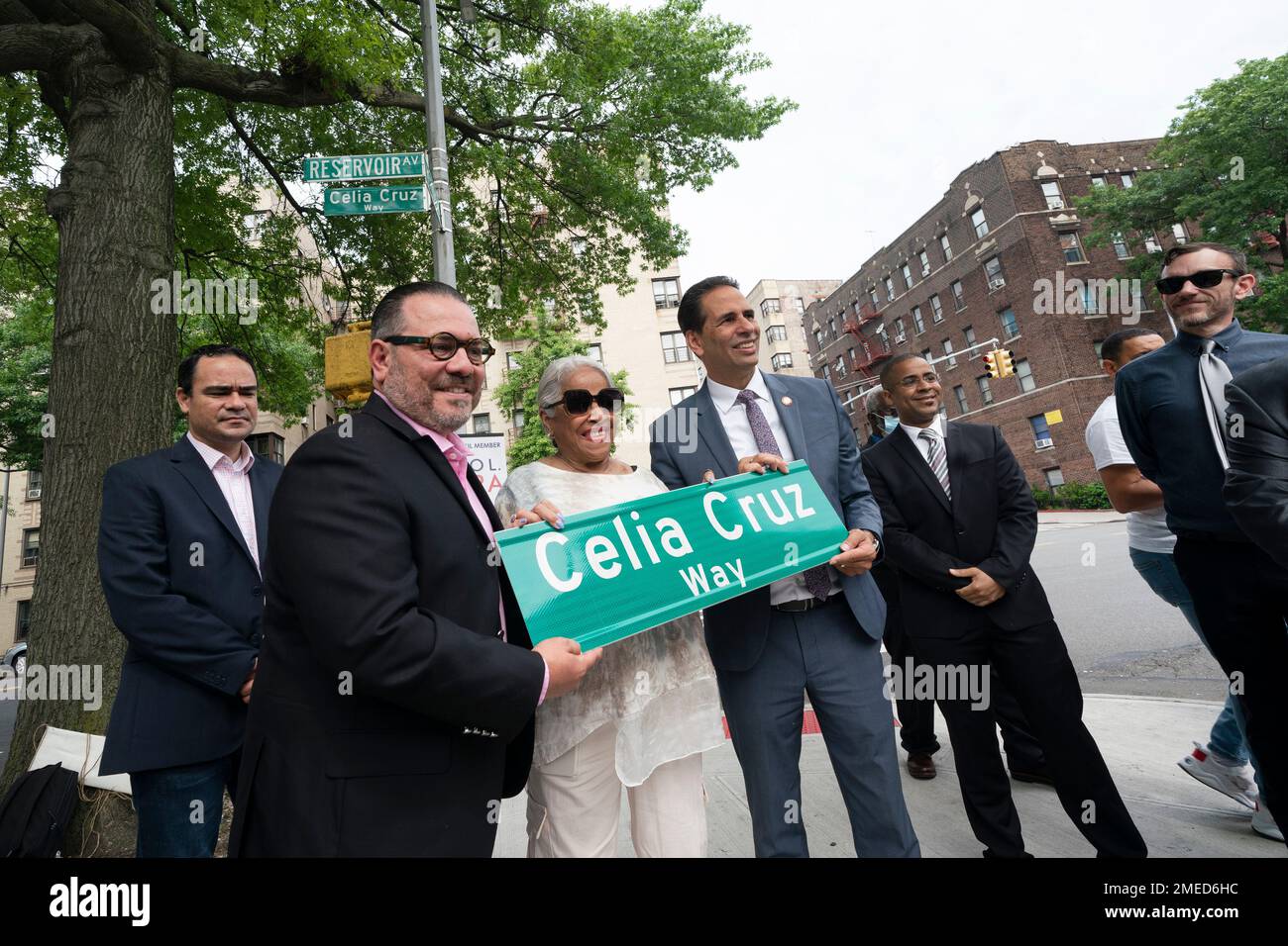 Omer Pardillo, left, Ruth Sanchez, center, and City Council Member