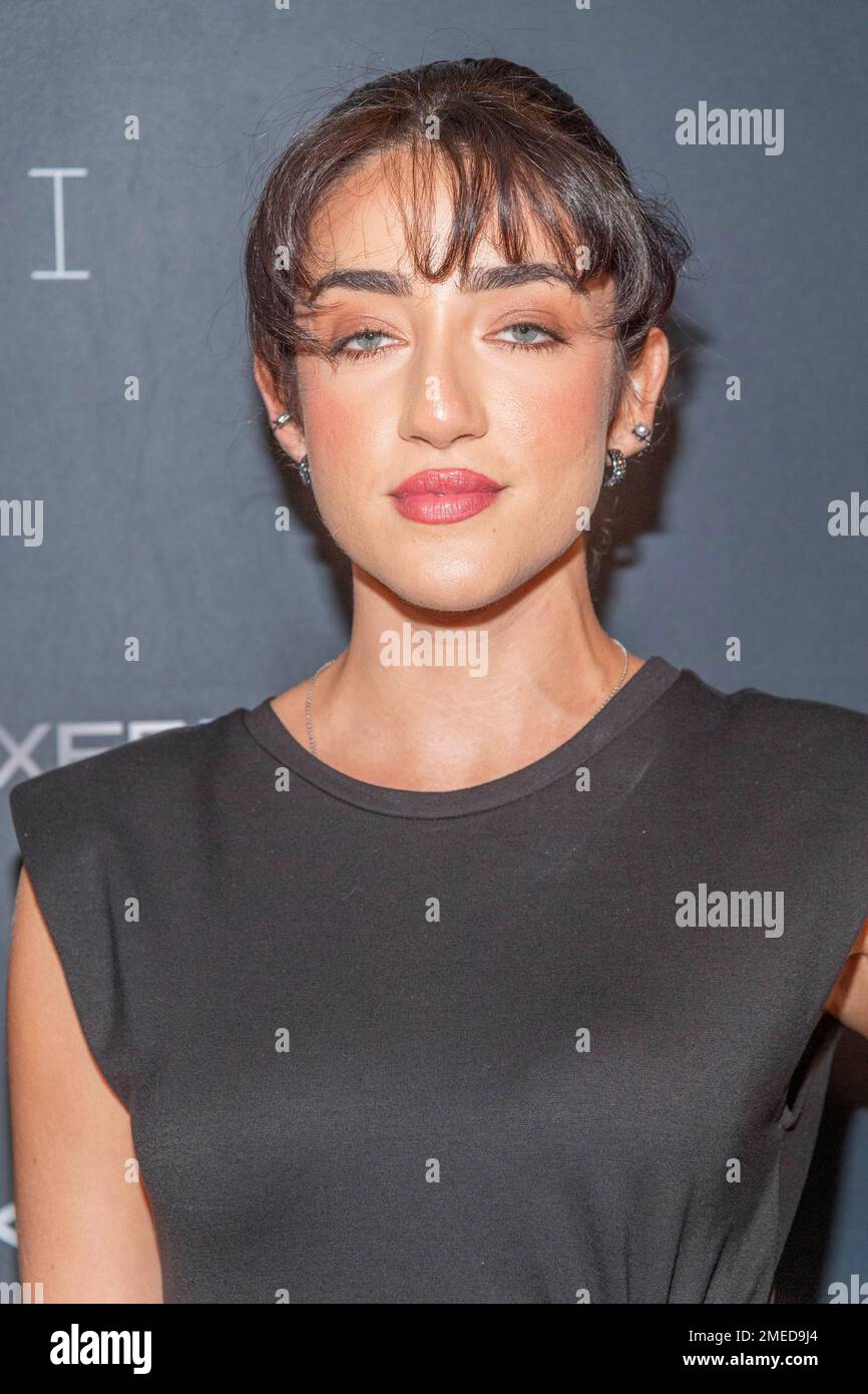 Los Angeles, USA. 23rd Jan, 2023. Mimi Davila attends Blockchain Giant Gala  Film and Exertion3 Films Streaming Series RZR at The Greenway Court  Theater, Los Angeles, CA January 23 2023 Credit: Eugene