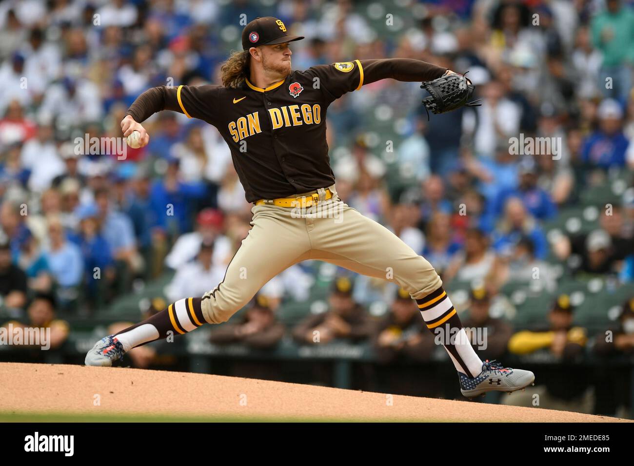 San Diego Padres starter Chris Paddack delivers a pitch during the
