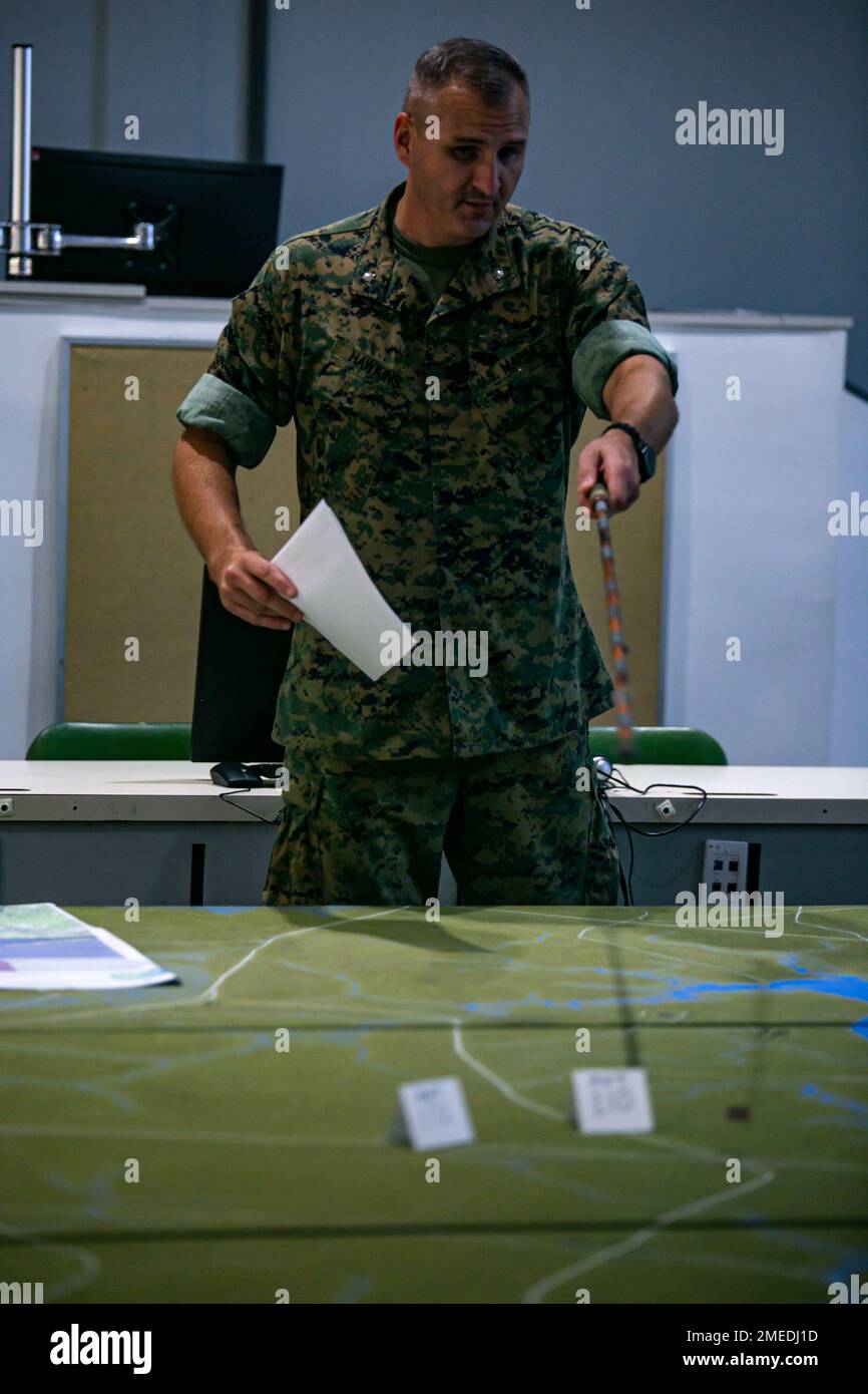 U.S. Marine Corps Lt. Col. Jeremy C. Hawkins, operations officer