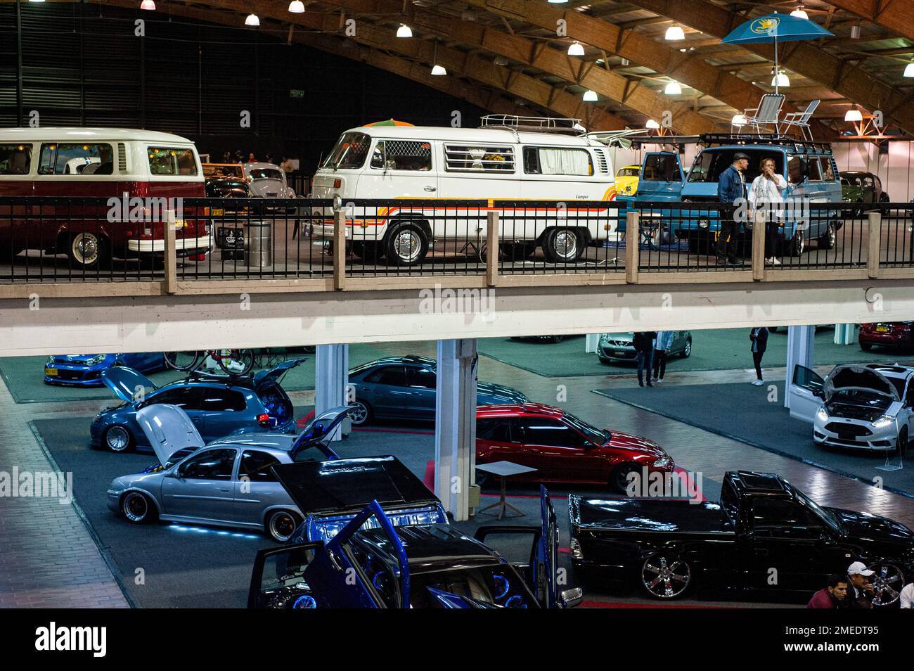 Car collectors put their vehicles on display during the MCM Car Show in Bogota, Colombia, the biggest auto show in latin america, on January 20, 2022. Photo by: Chepa Beltran/Long Visual Press Stock Photo
