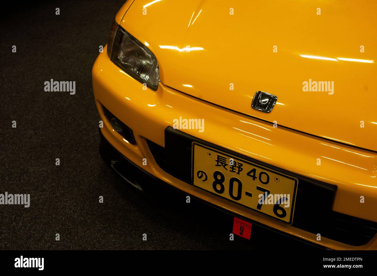 A Honda Civic with a Japanese License Plate during the MCM Car Show in Bogota, Colombia, the biggest auto show in latin america, on January 20, 2022. Photo by: Chepa Beltran/Long Visual Press Stock Photo