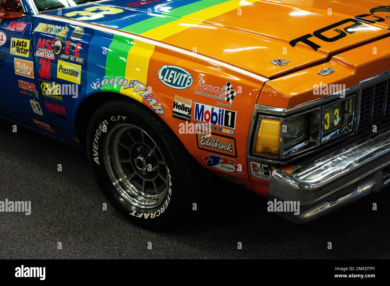 A Nascar Chevrolet Caprice during the MCM Car Show in Bogota, Colombia, the biggest auto show in latin america, on January 20, 2022. Photo by: Chepa Beltran/Long Visual Press Stock Photo