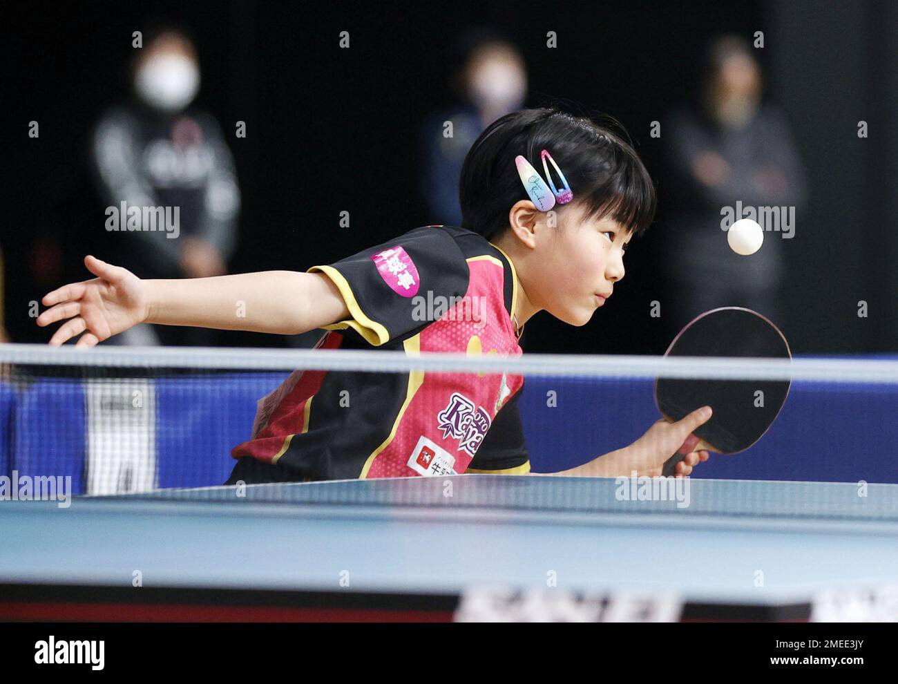 Nine-year-old Miku Matsushima, the youngest player competing in the ...
