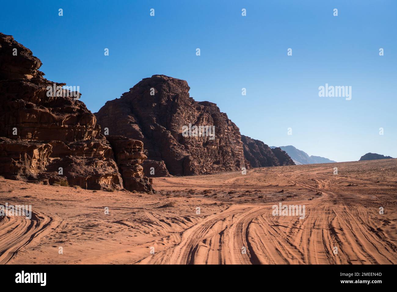 Wadi rum, Jordan, Middle east, Asia Stock Photo