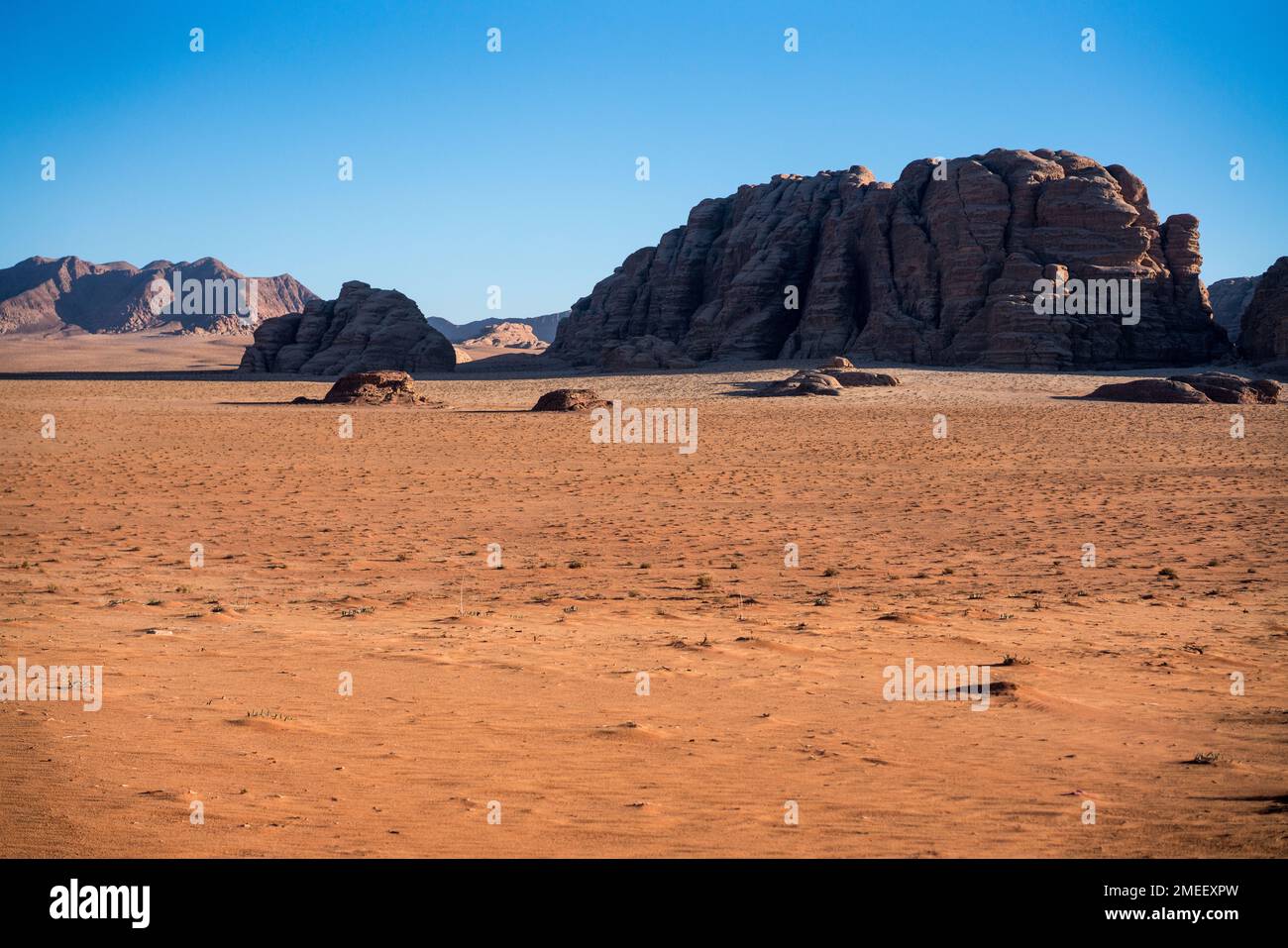 Wadi Rum desert, Jordan, Asia. Stock Photo