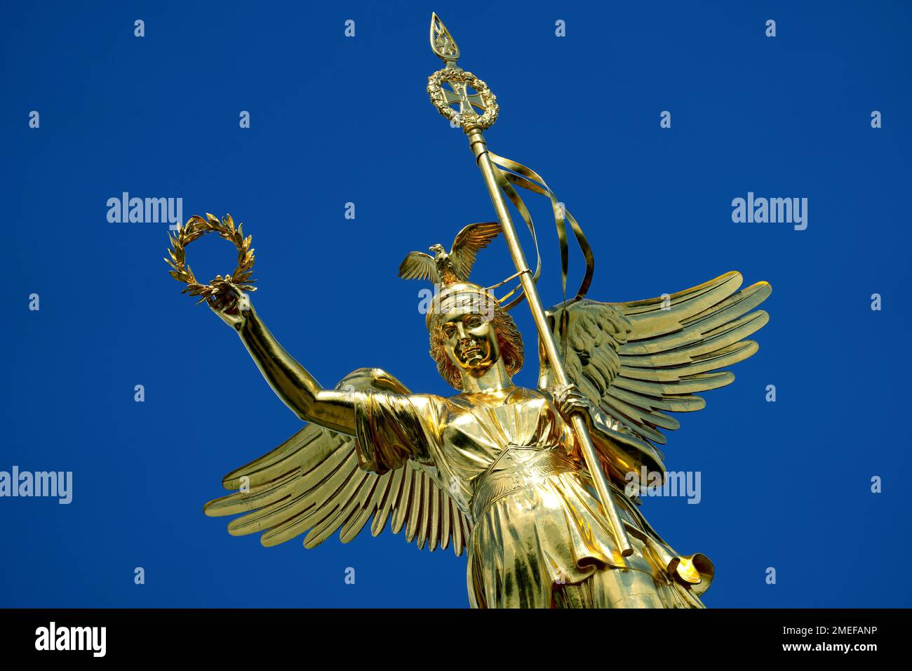 Victoria, a sculpture of the Roman goddess of victory on top of the ...
