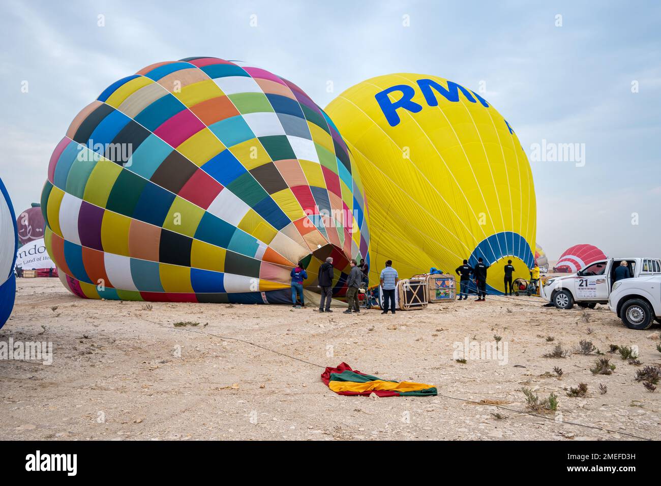Qatar Hot air balloon festival 2023 Stock Photo Alamy