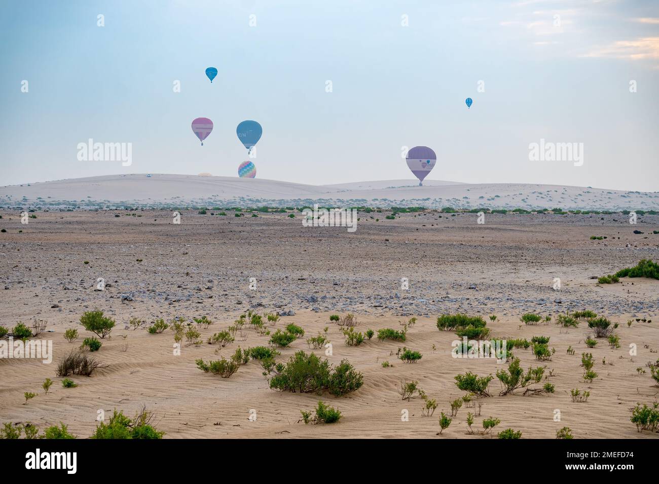 Qatar Hot air balloon festival 2023 Stock Photo Alamy