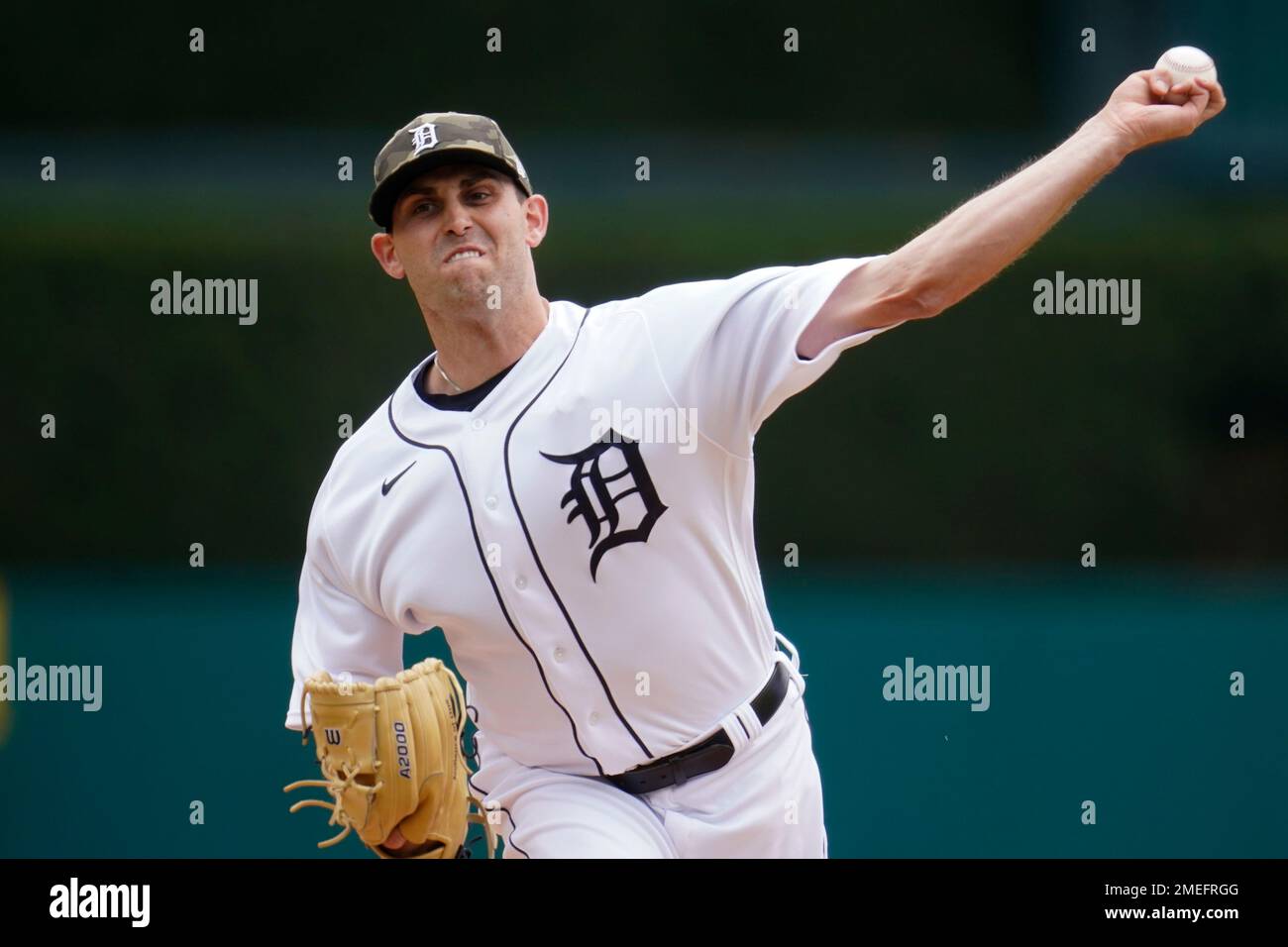 Detroit Tigers Pitcher Matthew Boyd Throws Against The Chicago Cubs In ...