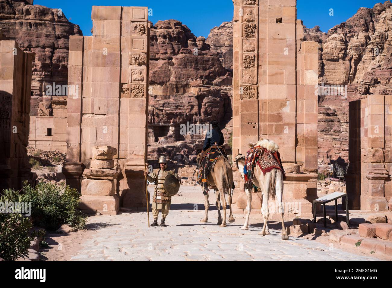 Petra, Jordan, Asia Stock Photo