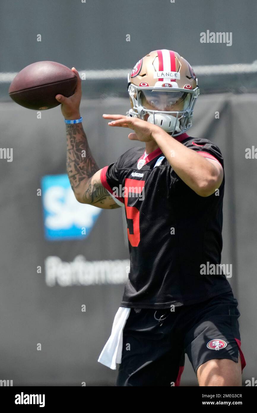 San Francisco 49ers firstround draft pick quarterback Trey Lance