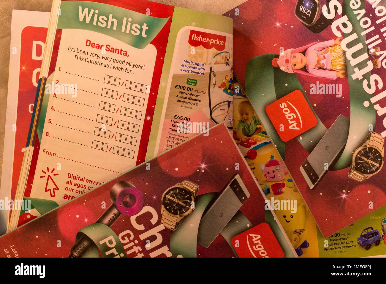 Business still life of Argos Gift guide 2022 Stock Photo Alamy