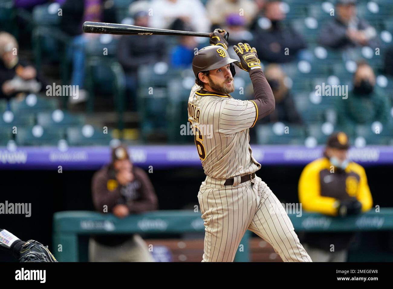 Colorado Rockies first baseman C.J. Cron (25) in the first inning of a  baseball game Wednesday, July 27, 2022, in Denver. (AP Photo/David  Zalubowski Stock Photo - Alamy