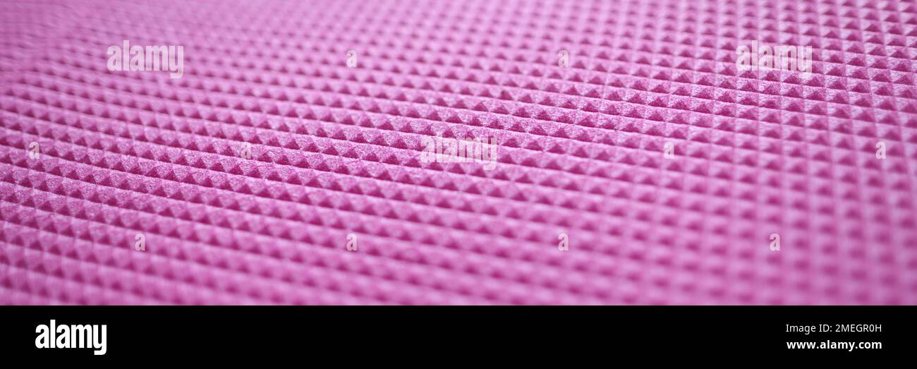 Pink texture of a sports mat and rubber pattern for background Stock ...