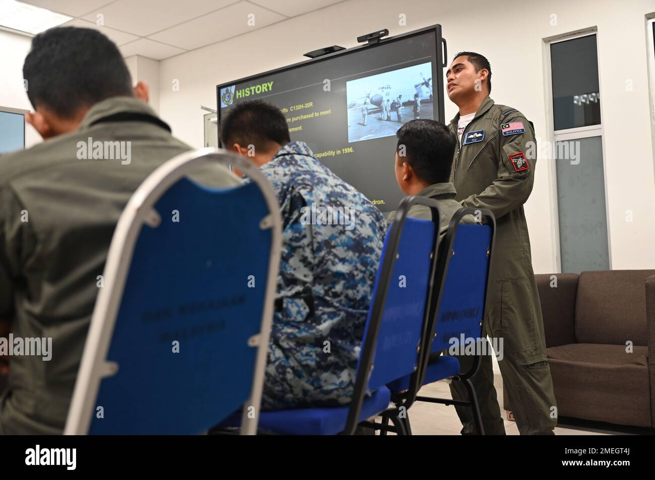 Members of the U.S. Air Force, Royal Malaysian Air Force, Royal