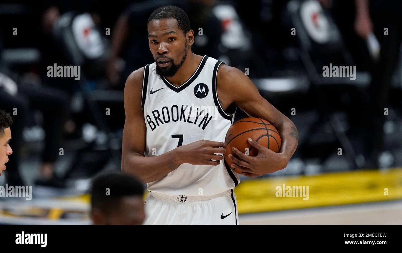 Miami, USA. 18th Apr, 2021. Brooklyn Nets forward Kevin Durant (7