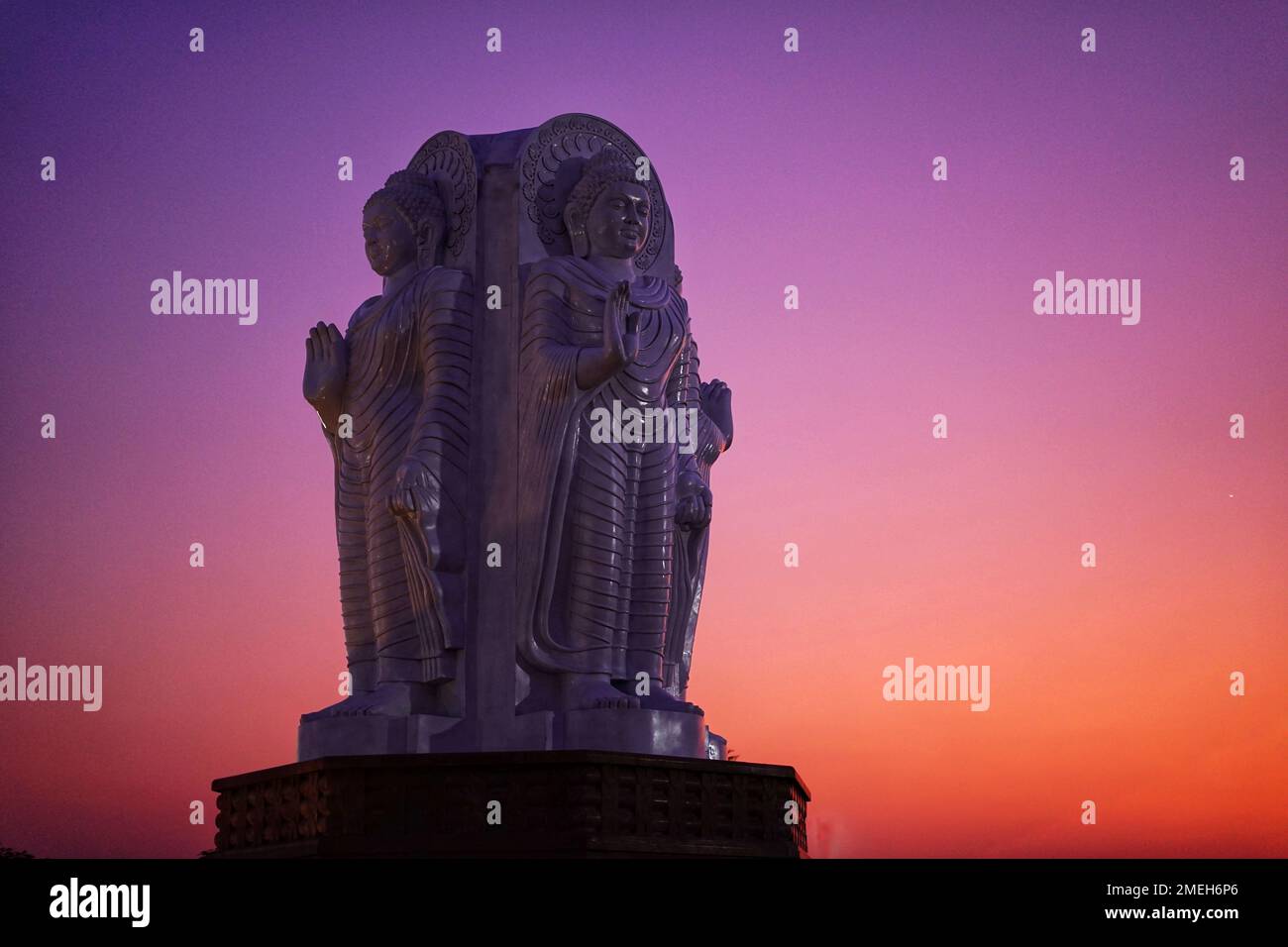 The Statue of Lord Buddha (Gautam Buddha Stock Photo Alamy