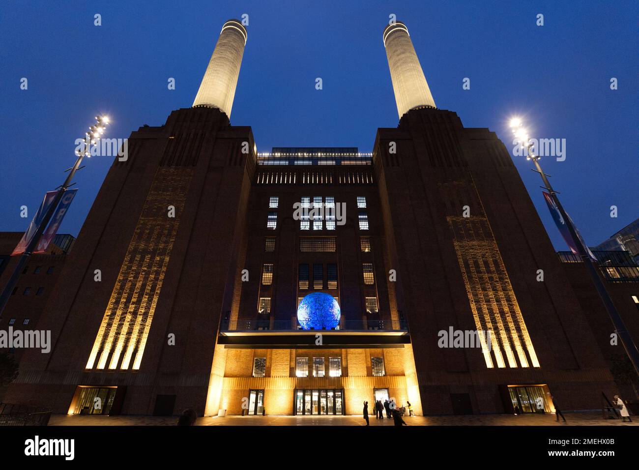 Battersea Power Station Light Festival 2023 Stock Photo Alamy
