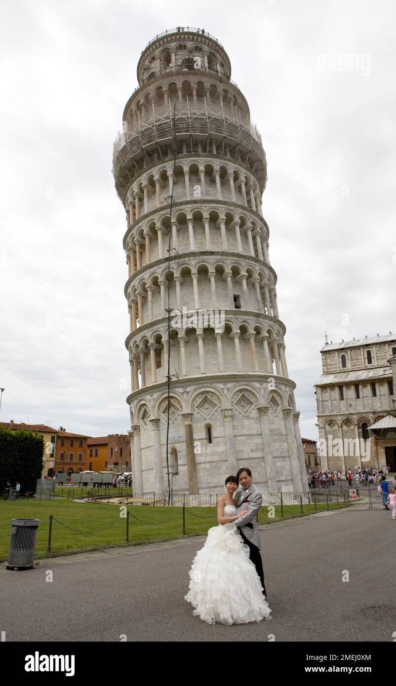 The leaning Tower in Pisa Stock Photo